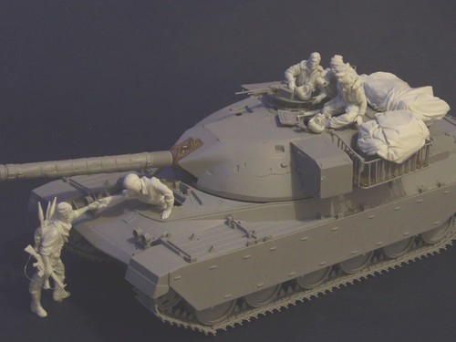 Resin iranian chieftain - resin,