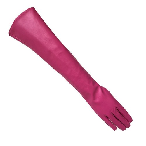 Hot long leather women - long,