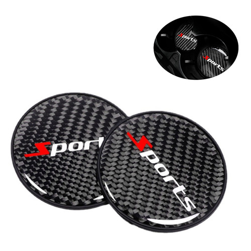 2pc real carbon - fiber, car