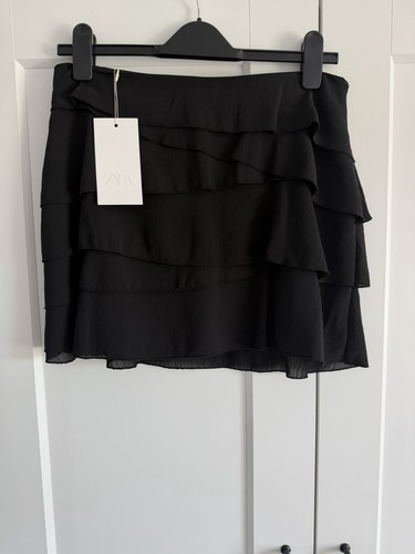 Zara black frill - zara, size