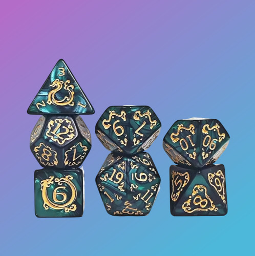 Polyhedral dice set 7 - dice, |
