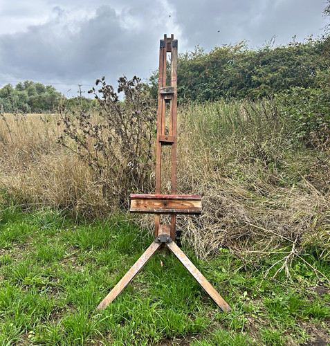 Antique wooden tripod studio - tripod,