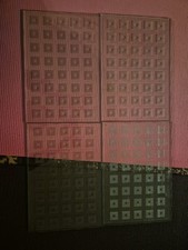 4 Rectangle Glass Place Mat /