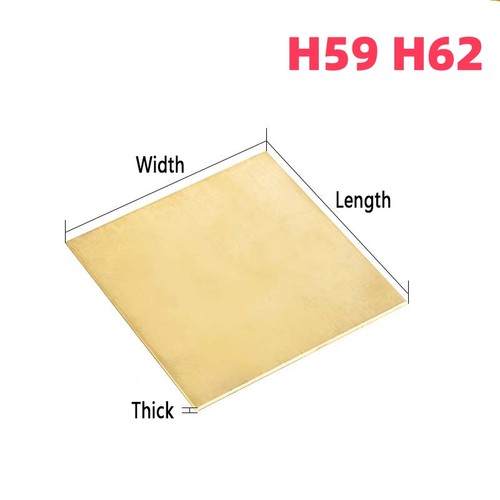 Solid flat brass - flat, sheet
