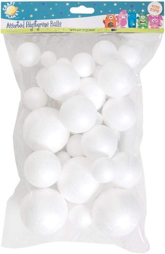 Craft planet polystyrene balls - planet,