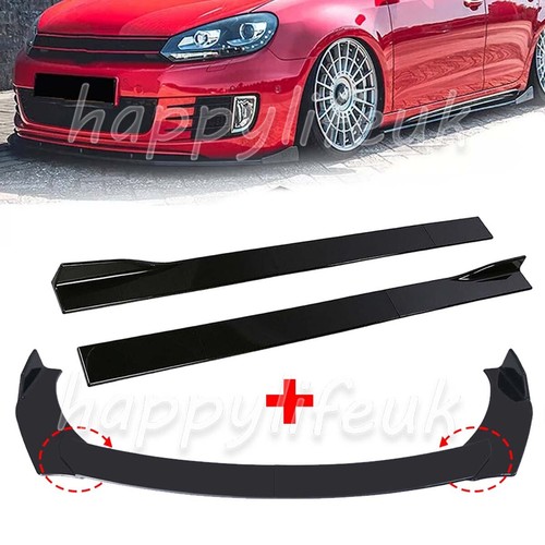 Front bumper splitter lip body - bumper,