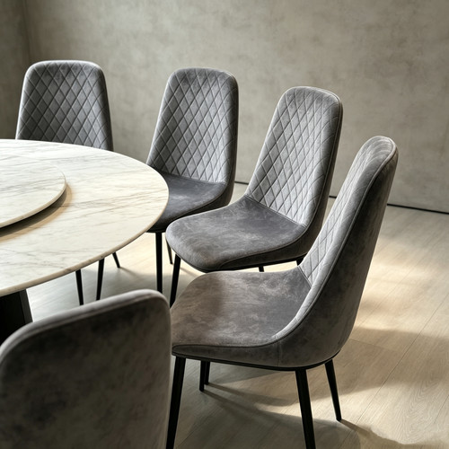 4pcs dining chairs set velvet - chairs,
