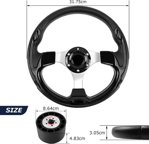 317mm 5inch boat steering - 317mm/12.5inch,