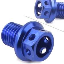 M12 Oil Drain Plug Bolt Screw Fit Honda CRF XR Z 50 CR 80 125 250 Dirt Bike Blue