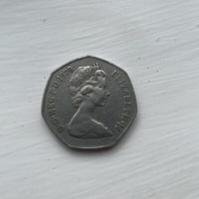 Old 50p coin from 1979