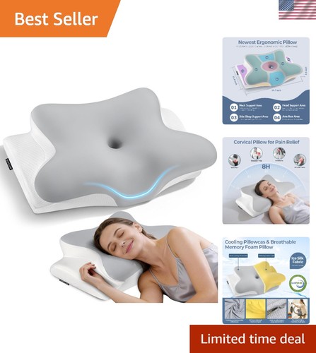 Cervical neck pillow for - neck, pain