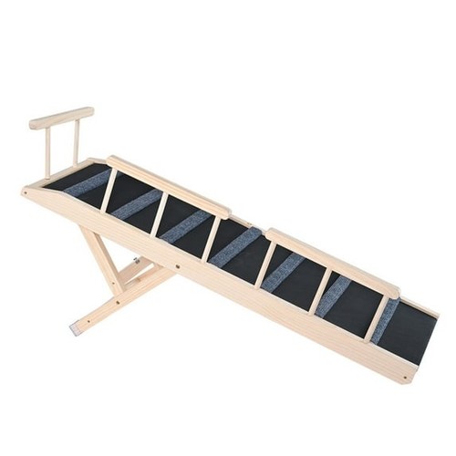 Wooden dog ramp - ramp, adjustable