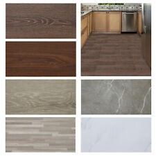 Sticky Back Floor Planks Tiles Self Adhesive Wood Effect Vinyl Flooring Kitchen