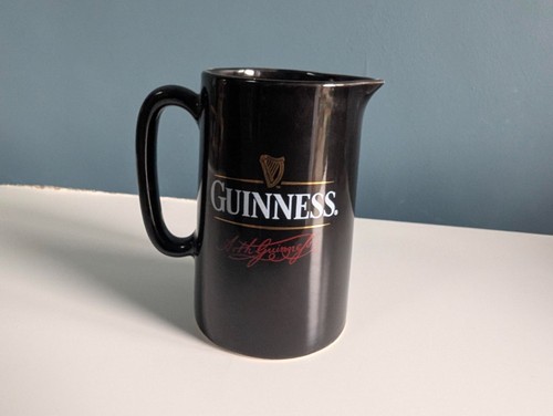 Ceramic guinness jug - jug, diamond