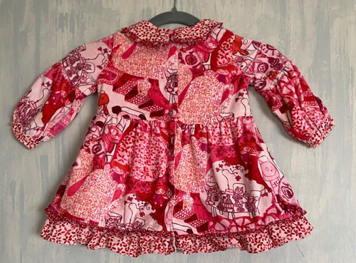 Oilily pink floral - oilily, ruffled
