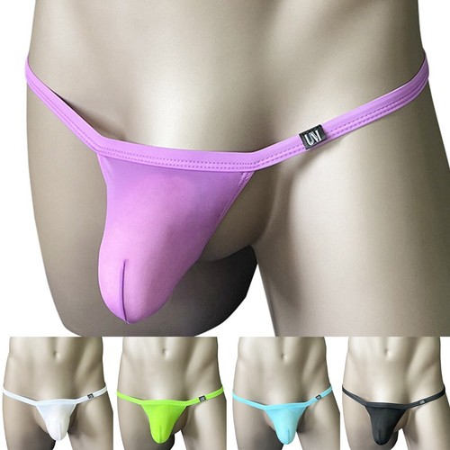 Men low waist thong underwear - low,