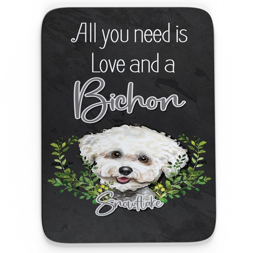 Personalised bichon frise - personalised,