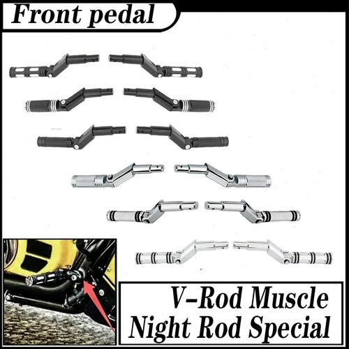 Front footrest pedal bracket - front,