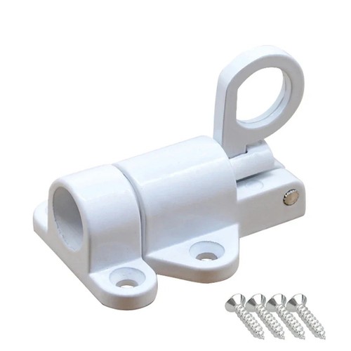 Automatic door latch - door, sprung