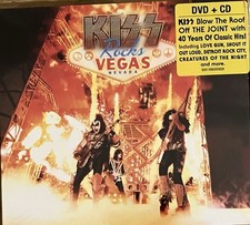 KISS ROCKS VEGAS  CD + DVD * NEW & SEALED* CLASSIC LIVE  ROCK