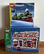 LEGO: 40809 Festive Gingerbread House & 40700 Winter Holiday Train
