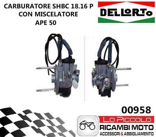 Dell orto carburetor shbc - dell'orto, 18