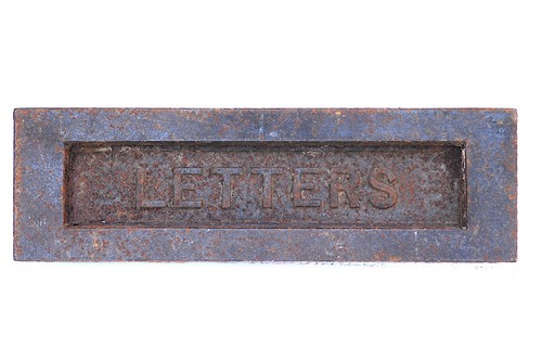 Cast iron letter box kenrick - iron,