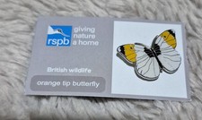 RSPB Bird Pin Badge - Orange