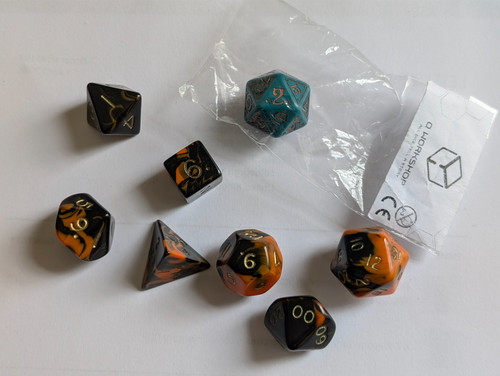 Full rpg dice set promo - full, q