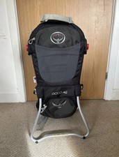 Osprey Poco AG Baby Backpack Carrier w/sun shade, rain cover & foot stirrups