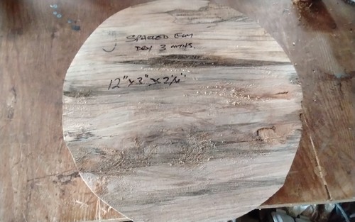 Spalted elm bowl blank wood - elm,