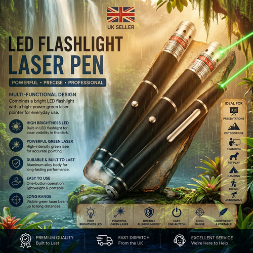Green laser pointer - laser, pen