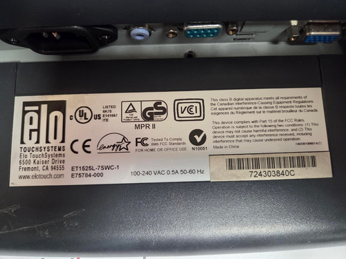 Elo et1525l 75wc touch - et1525l-75wc-1,