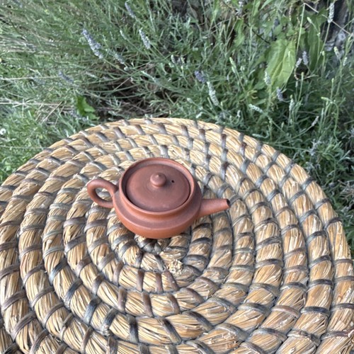 Very small brown - brown, teapot