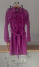 Hobbs Womens Purple Trench