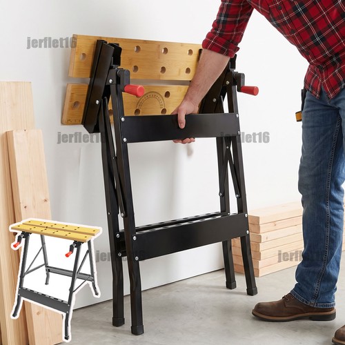 Foldable wooden workbench - foldable,