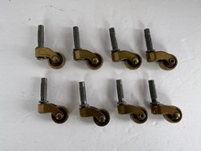 8 Vintage Solid Brass Stem