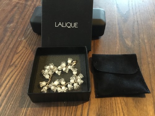 Lalique rare crystal lily - rare,