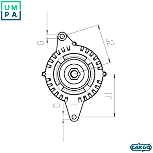 Alternator 032 113 - f, for