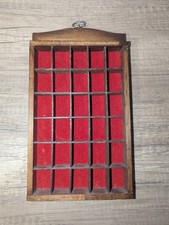 Vintage Wooden Thimble Holder