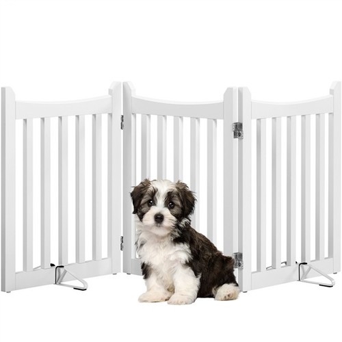 Freestanding wooden fence - freestanding,