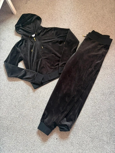 Juicy couture black velour - juicy,