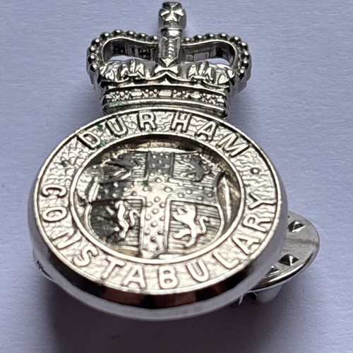 Vintage police metal badge - metal,
