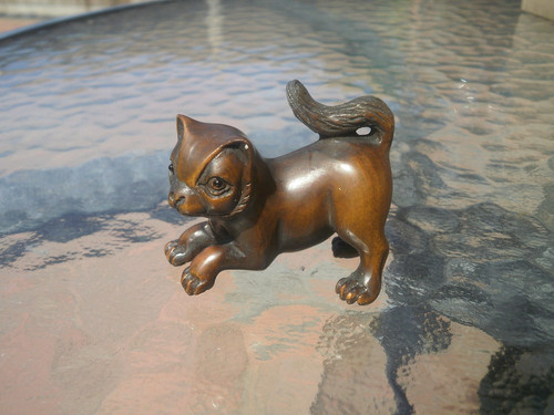 Hand carved wood - hand,