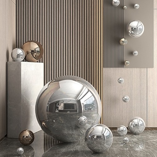 Stainless steel ball mirror - ball,