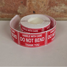 Do Not Bend Stickers –