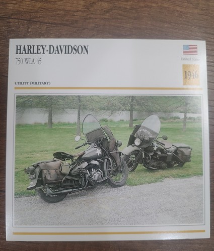 Harley davidson 750 wla - harley,