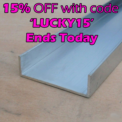 100mm 25mm aluminium u - x,