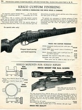 1961 Print Ad of Krico Rifle