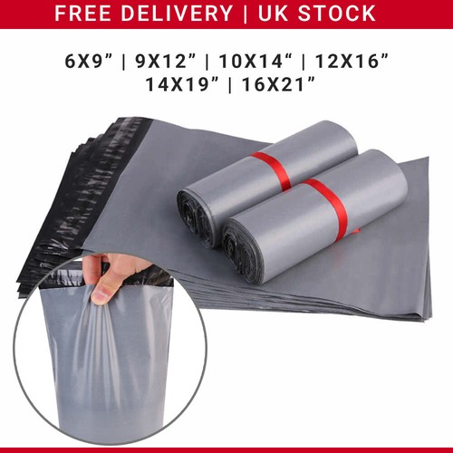 Grey postal packaging bags - postal,